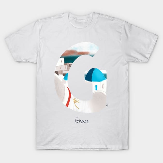 Bucket list destination - Greece T-Shirt by gabbadelgado